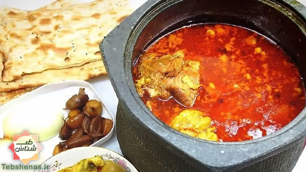 طبع و خواص آبگوشت ساده در طب سنتی|خواص آبگوشت ساده