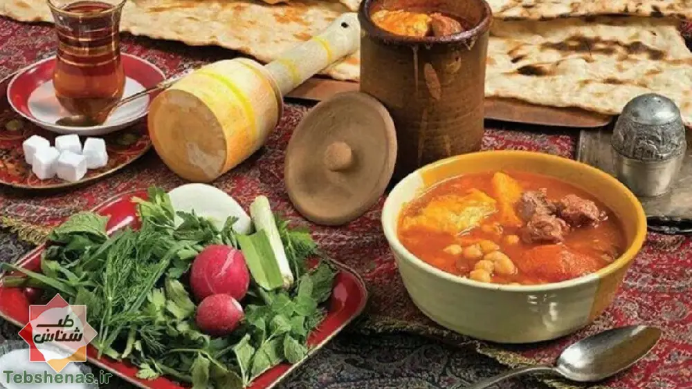 طبع و خواص یخنی نخود در طب سنتی|خواص یخنی نخود