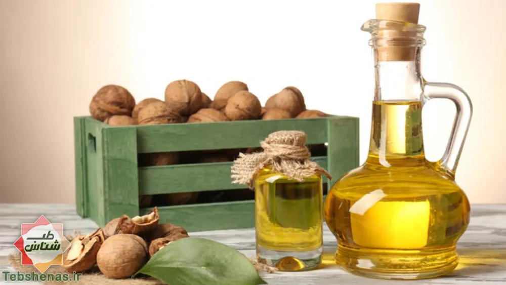 طبع و خواص روغن گردو در طب سنتی ایرانی و اسلامی|روغن گردو|خواص روغن گردو